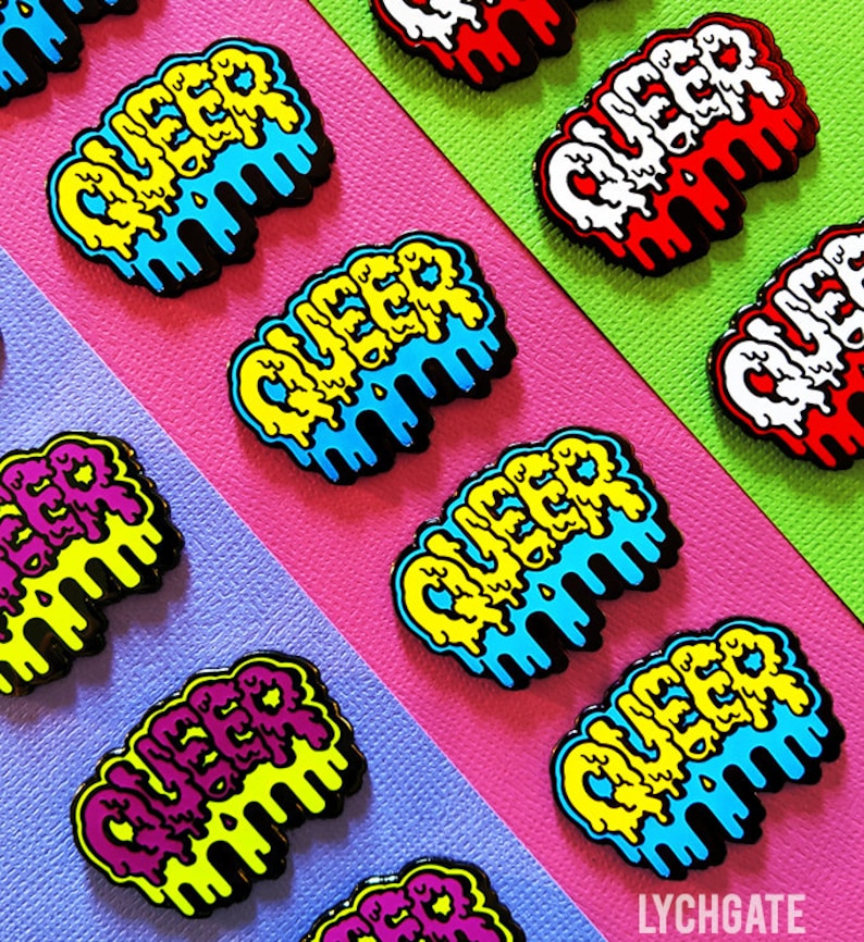 Pride Pins Queer Enamel Pin Etsy