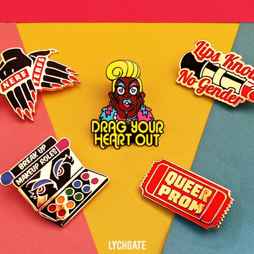 Pride Pins Fashion Enamel Pin Set Etsy