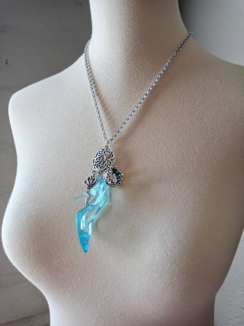 Fairytale Glass Slipper Necklace