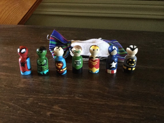 wooden superhero toys