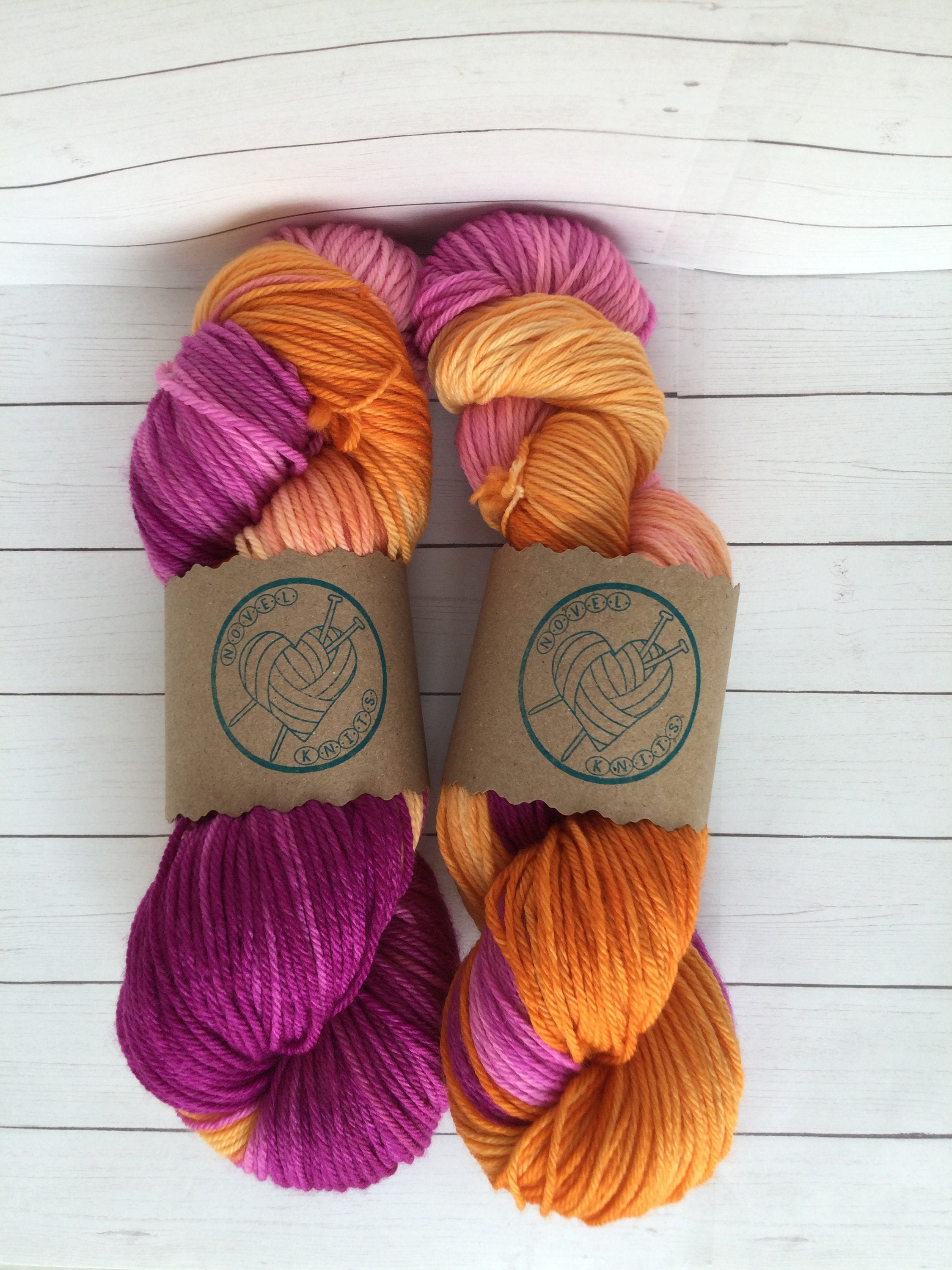 Hand Dyed Yarn, Worsted Weight Yarn, Merino Wool, for Mom, Multicolored