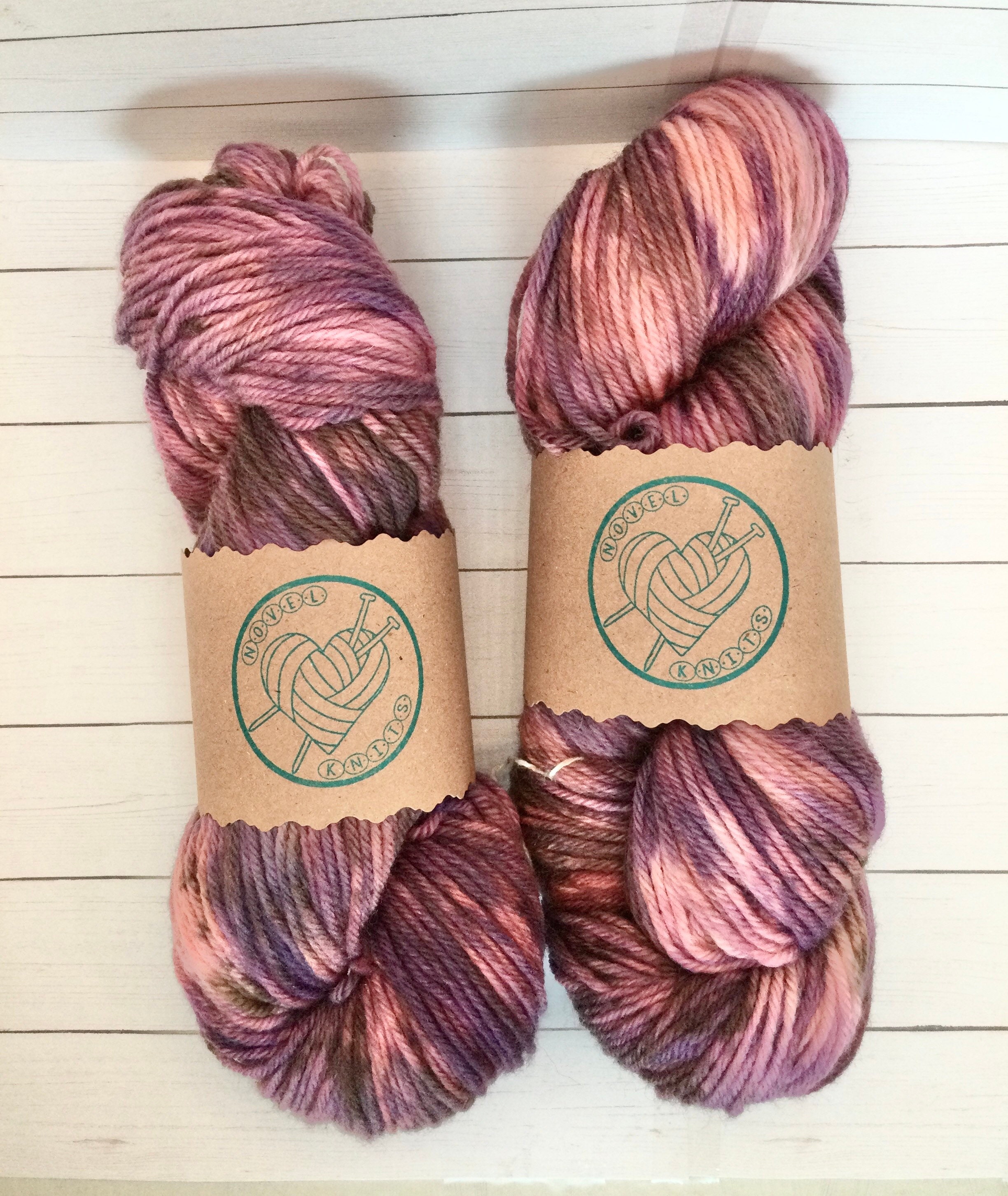 Hand Dyed Yarn Sport Weight Yarn Peruvian Wool Purple Yarn Etsy Sweden