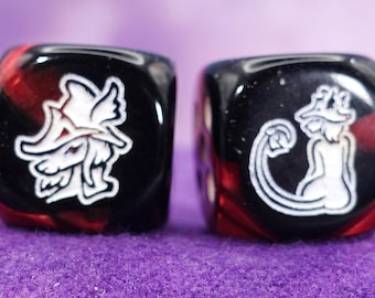 WARRIOR RAT - Pair O'D6: A Pair of Dice for Board and Roleplaying Games