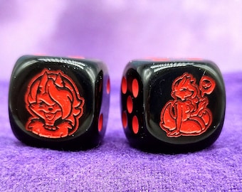 HECKIN DOGGO - Pair O&#39;D6: A Pair of Dice for Board and Roleplaying Games