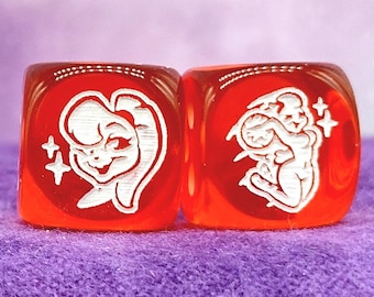 B-BALL BUNNY - Pair O'D6: A Pair of Dice for Board and Roleplaying Games