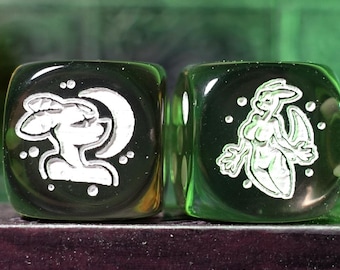 MIDNIGHT FOX - Pair O'D6: A Pair of Dice for Board and Roleplaying Games