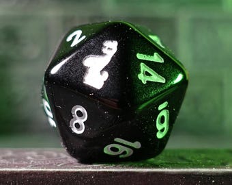 BEAR of the BAMBOO - D20: Single Die for Board and Roleplaying Games
