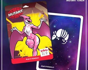 PTERODACTYL AVATAR - Mutant Token for Trading Card Games