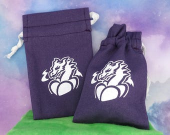 SORCERER DRAGON Dice Bag for Board and Roleplaying Games