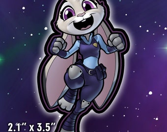 HOT-FUZZ BUNNY Sticker