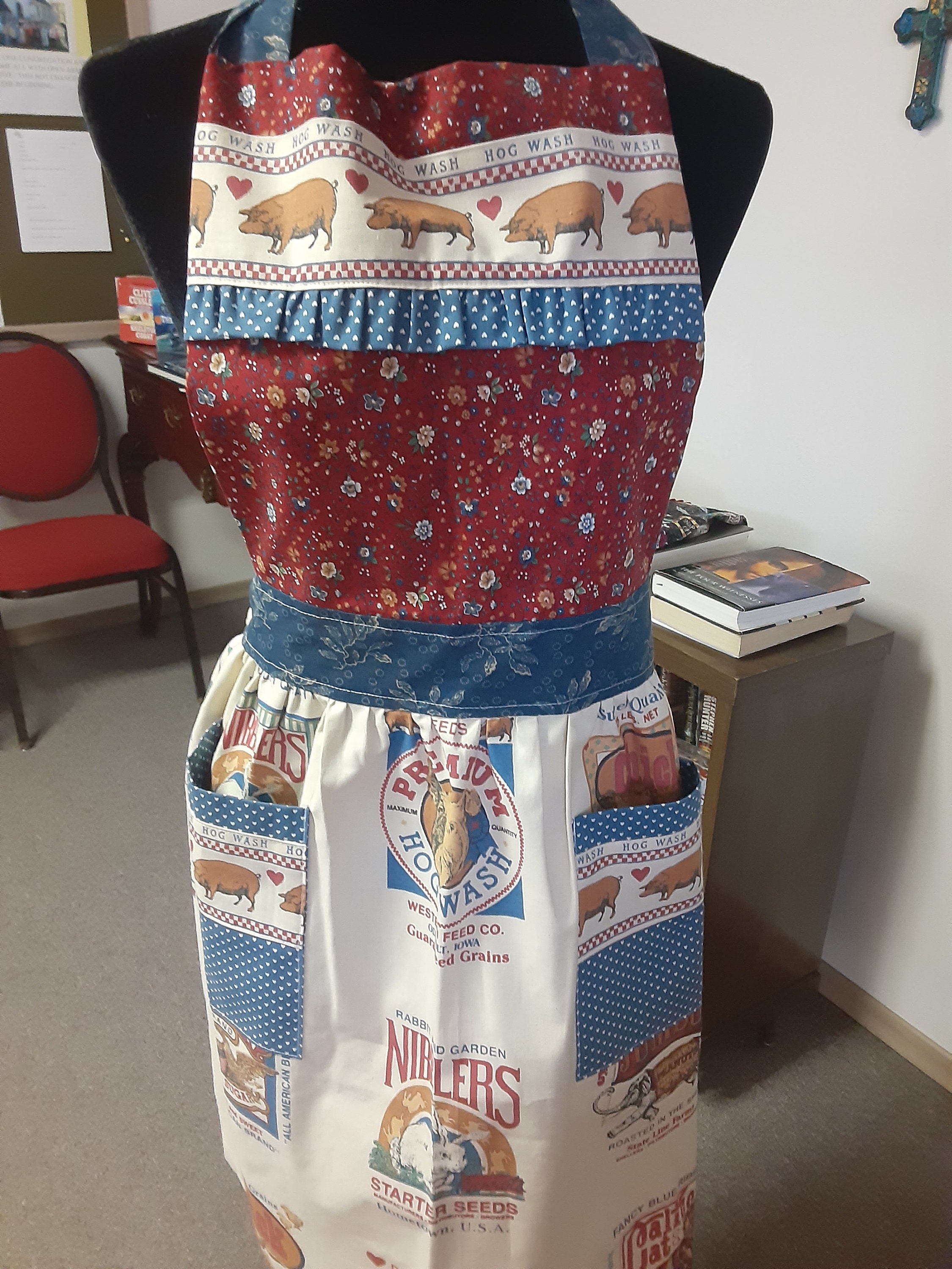 Country style apron Etsy