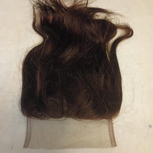 Gloria 100% Brazilian 4x4 Human Hair  Closure