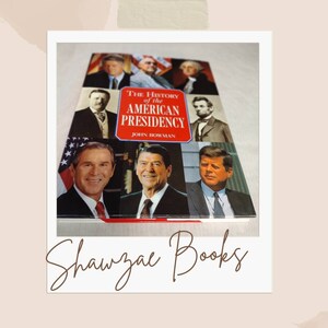 The History of American Presidents Hardback Novel