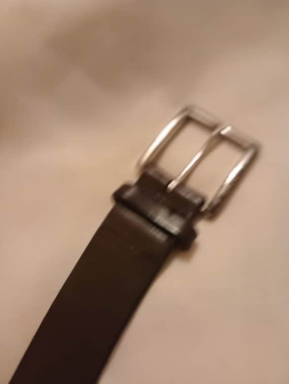 Banana Republic Geniue Brown Italian Leather Belt Made in  display picture 3