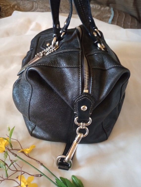 Coach Madison Audrey Black Leather Handbag - image 2