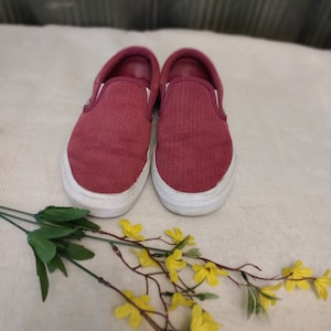 Vans Mauve Classic Slip On Women Sneakers Size 5