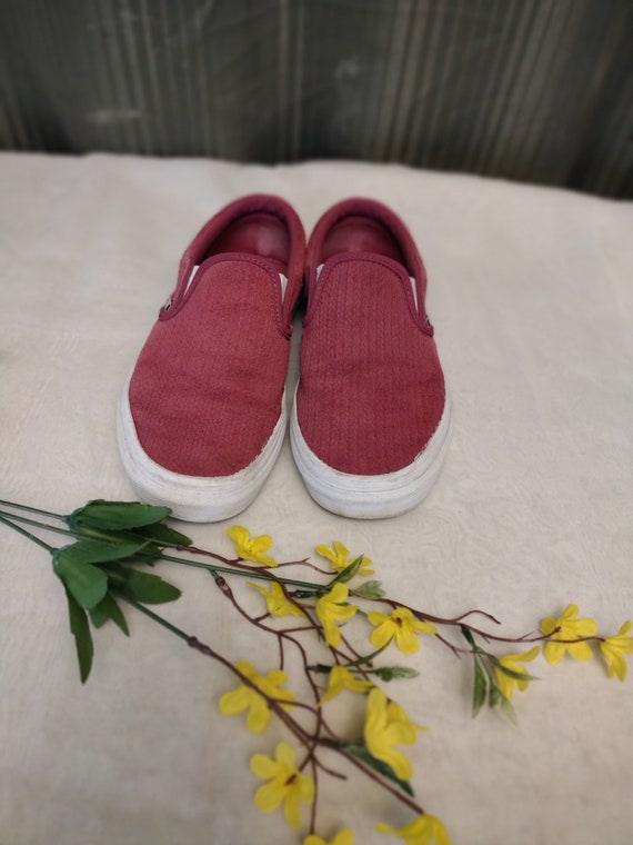 Vans Mauve Classic Slip On Women Sneakers Size 5