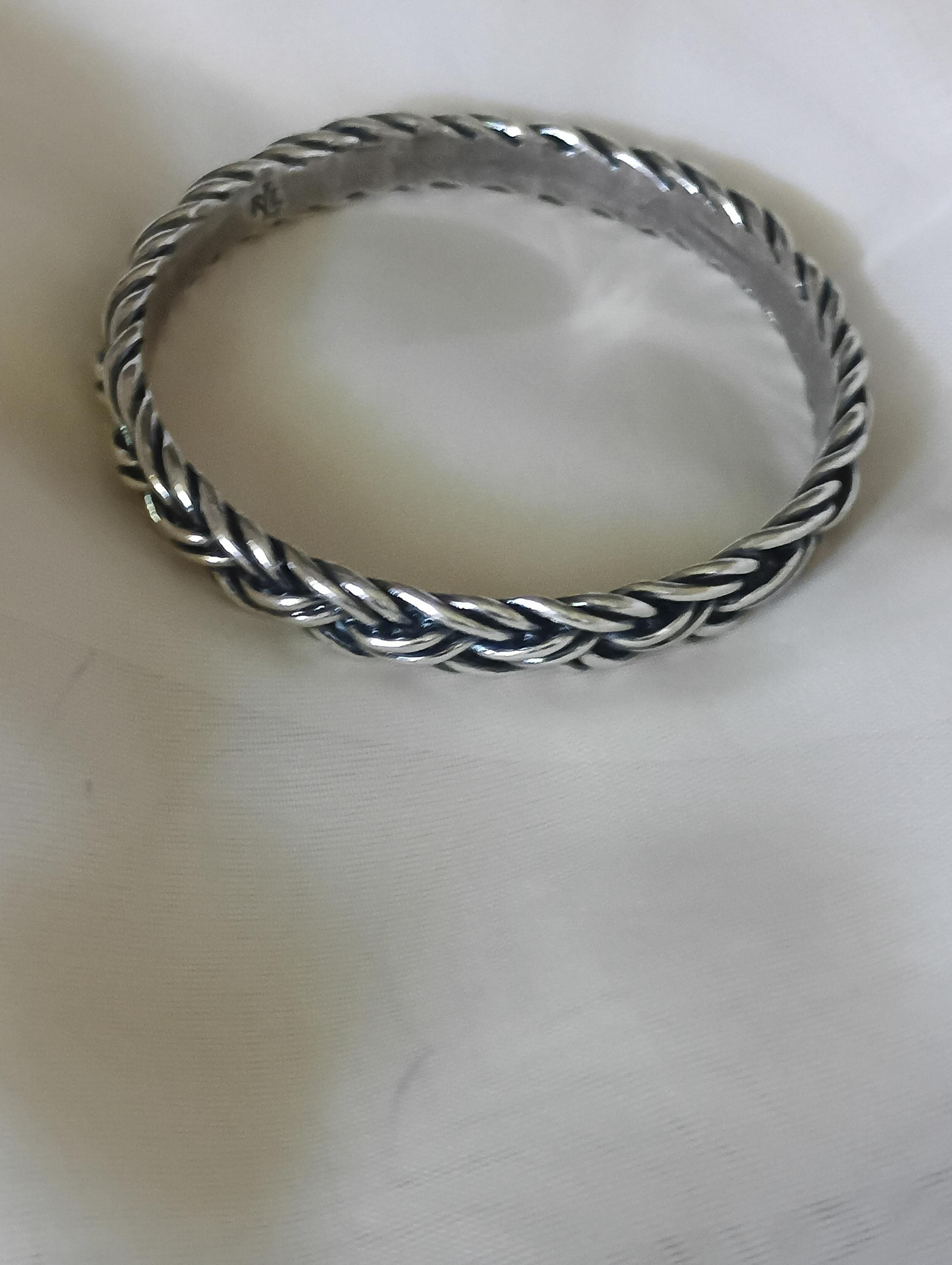 Ralph Lauren Vintage Braided Bangle Bracelet Size 7.5 - Etsy