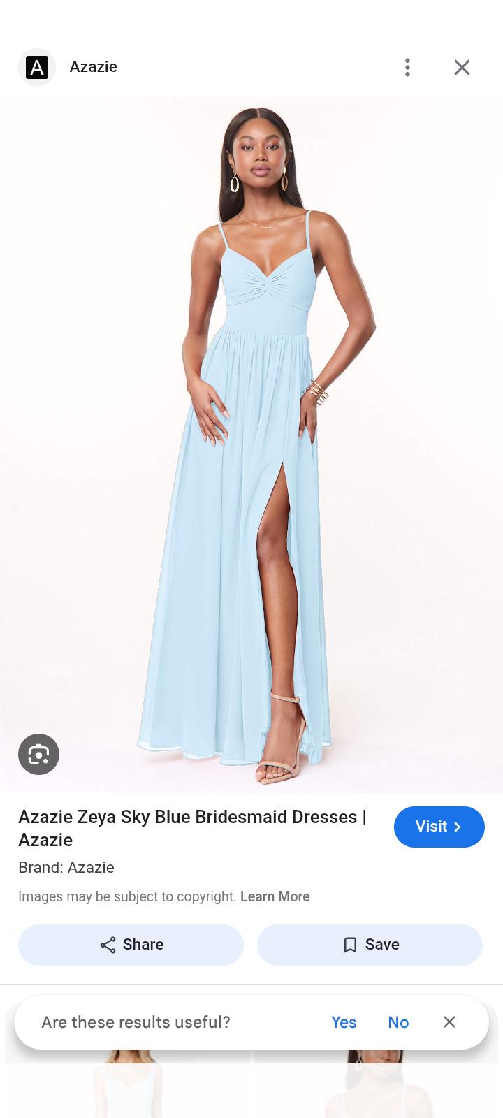 Azazie Vintage Light Blue Bridesmaid Formal Dress Size M 10 - Etsy Azazie Vintage Light Blue Bridesmaid Formal Dress Size M 10 - Etsy