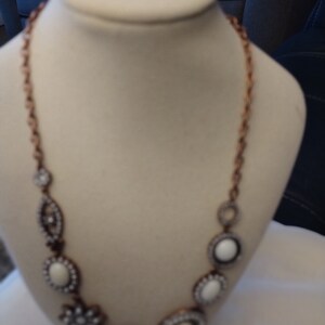 Calvin Klein Rose Gold Pendant Necklace Size  10 Inches