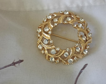 Broche Dorée Vintage - Bijou D'Occasion - Modèle 76-13