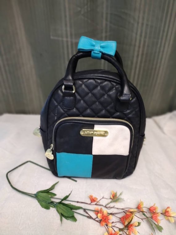 Betty Johnson Soft Leather Backpack Handbag