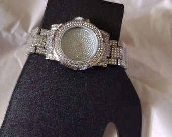 Reloj de lujo para hombre de cuarzo Diamond Oak con acero inoxidable, talla 9