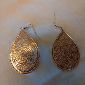 Premier Design Goldtone Dangling Earrings