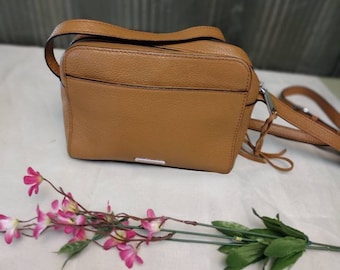 Rebecca Minkoff Brown Pebble Leather Crossbody