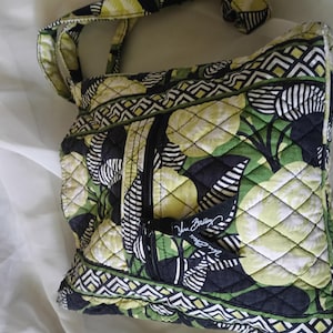 Vera Bradley La  Neon Rose Whisper Crossbody Handbag