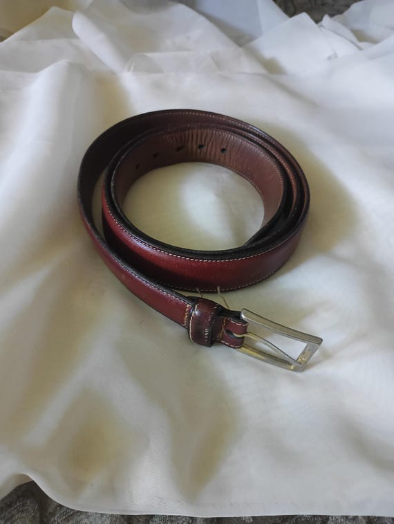 Brooks Brothers Vintage Brown Leather Men's Belt Size 40/100 Made