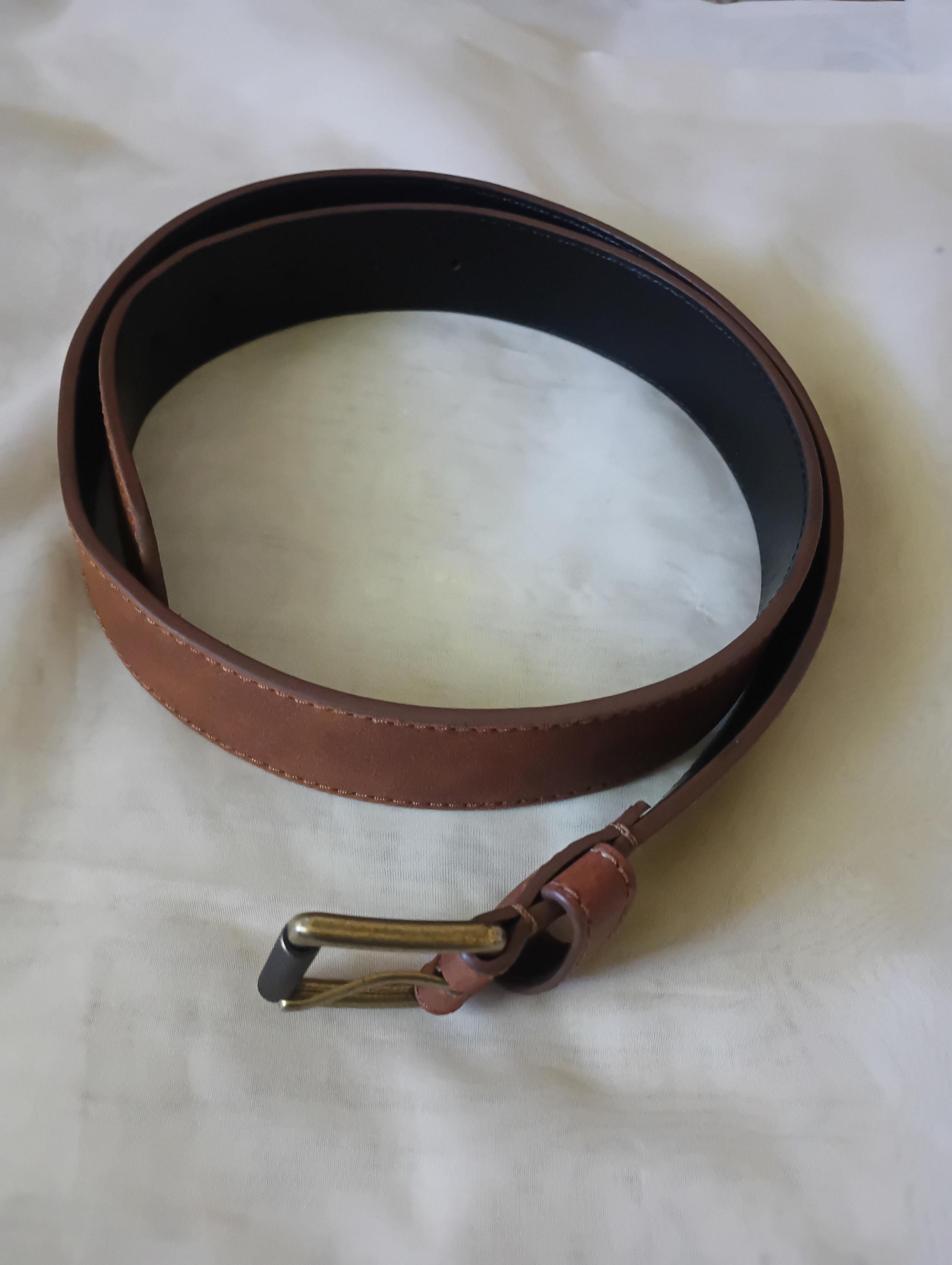 Frye Vintage Brown Leather Suede Women Belt Size M 34-35 - Etsy display picture 1
