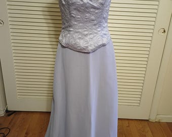 Alfred Angelo Formal Lilac Wedding Gown Size M 11-12