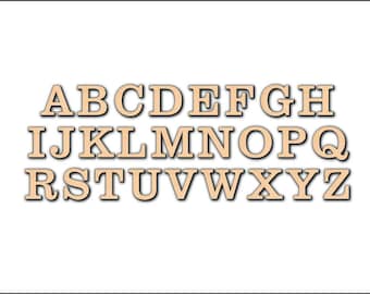 Unfinished Wooden Capital Letters 2 Shape | Craft Supply **Bulk Pricing Available**  SHIPS FAST