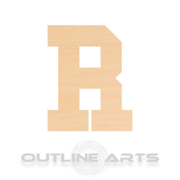 Wooden Letter R - Etsy