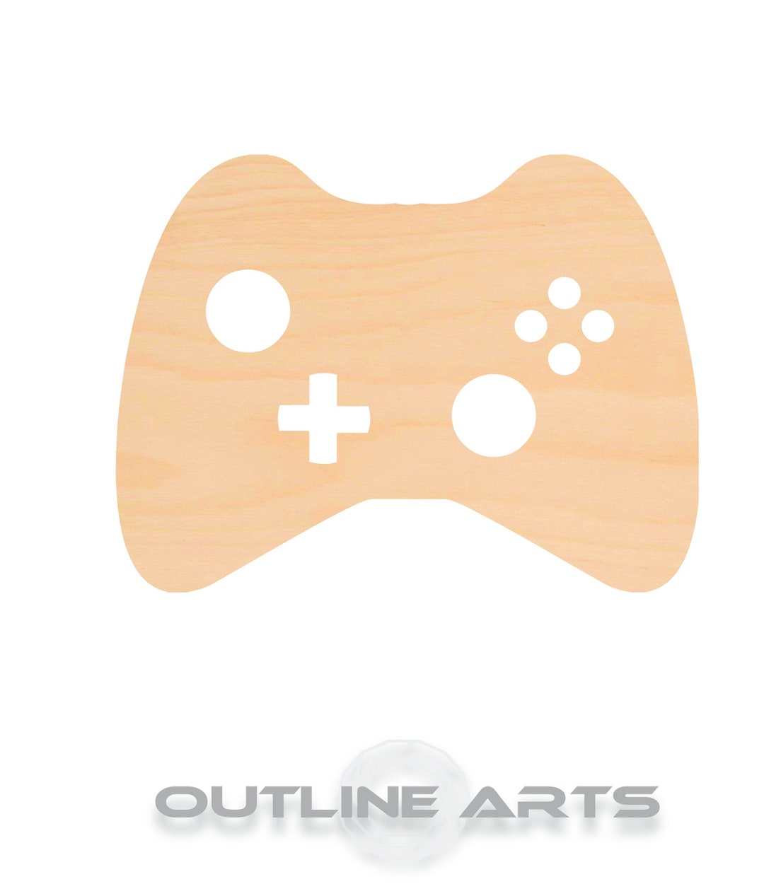 Unfinished Wooden Game Controller Shape Craft Supply bulk Etsy