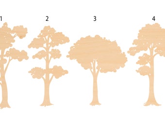 Tree - Laser Cut Out Unfinished Wood Craft Shape TRE86 Tree - Laser Cut Out Unfinished Wood Craft Shape TRE86