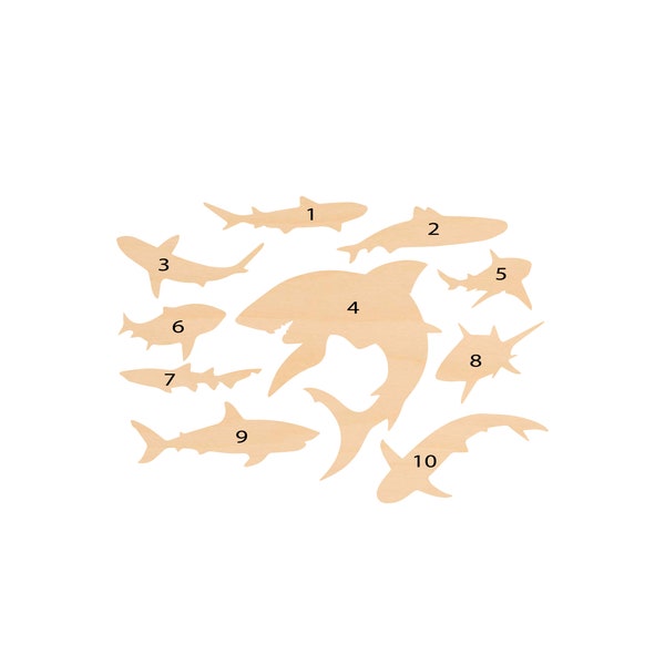 Wooden Shark - Etsy