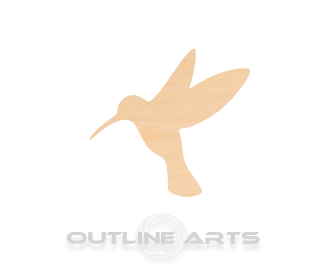 Unfinished Wooden Hummingbird Craft Shape - Etsy
