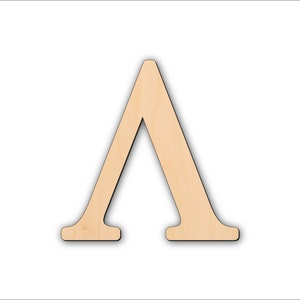 May include: A wooden letter A, painted in a natural wood color. The letter is made of a single piece of wood and has a simple, classic design.