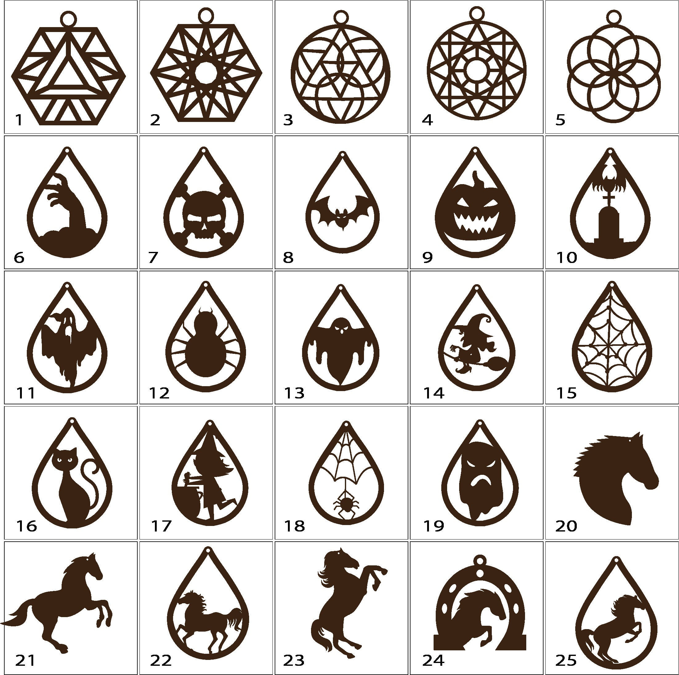 Bulk Wooden Earrings Blanks. Unfinished Wood Earrings. Blank Etsy