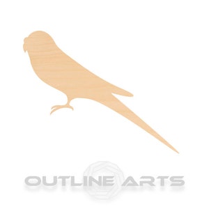 Unfinished Wooden Cardinal Craft Shape