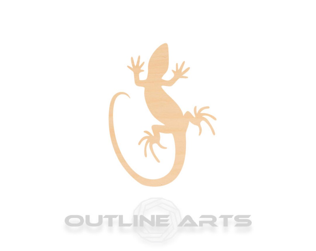 Unfinished Wooden Lizard Craft Shape - Etsy