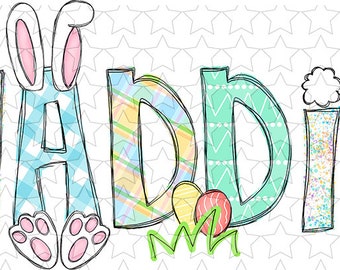 DTF TRANSFER 1126058  Personalized Easter Names