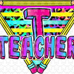 DTF TRANSFER 1122465 Teacher Pencil triangle