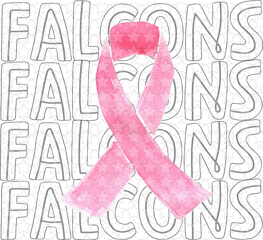Dtf Transfer FALCONS PINK RIBBON - Etsy