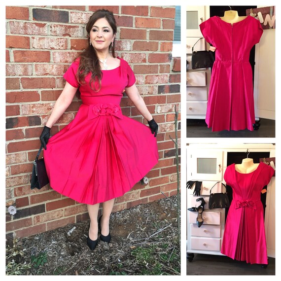 SALE!! Fuchsia Stunning Redish pink R & K Original