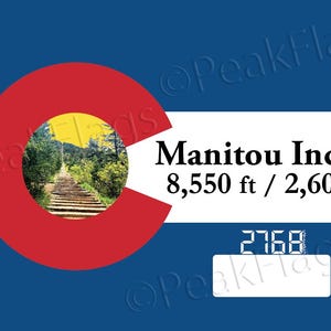 Manitou Incline Peak Flag