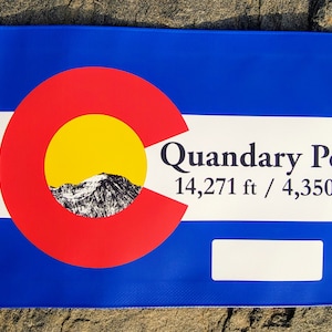 Quandary Peak - Peak Flag