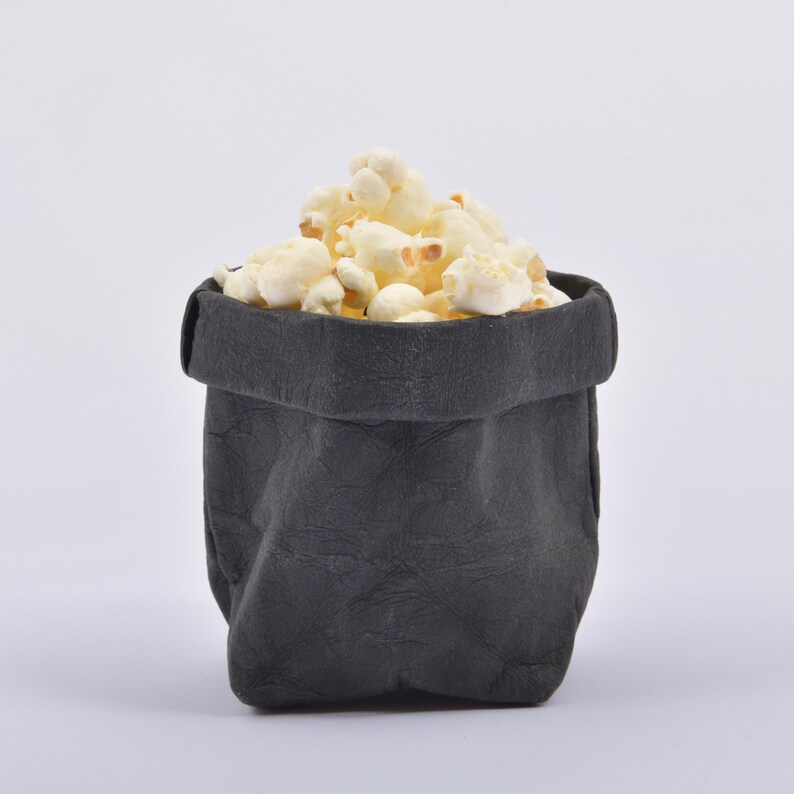 Washable Paper Bag Kraft Paper Storage Bin Krafttex Basket Etsy